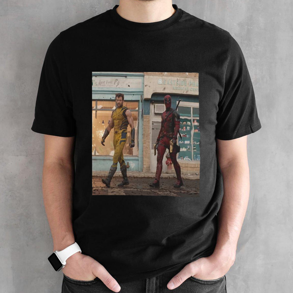 Hugh Jackman As Wolverine And Ryan Reynolds As Deadpool In Deadpool And Wolverine shirt