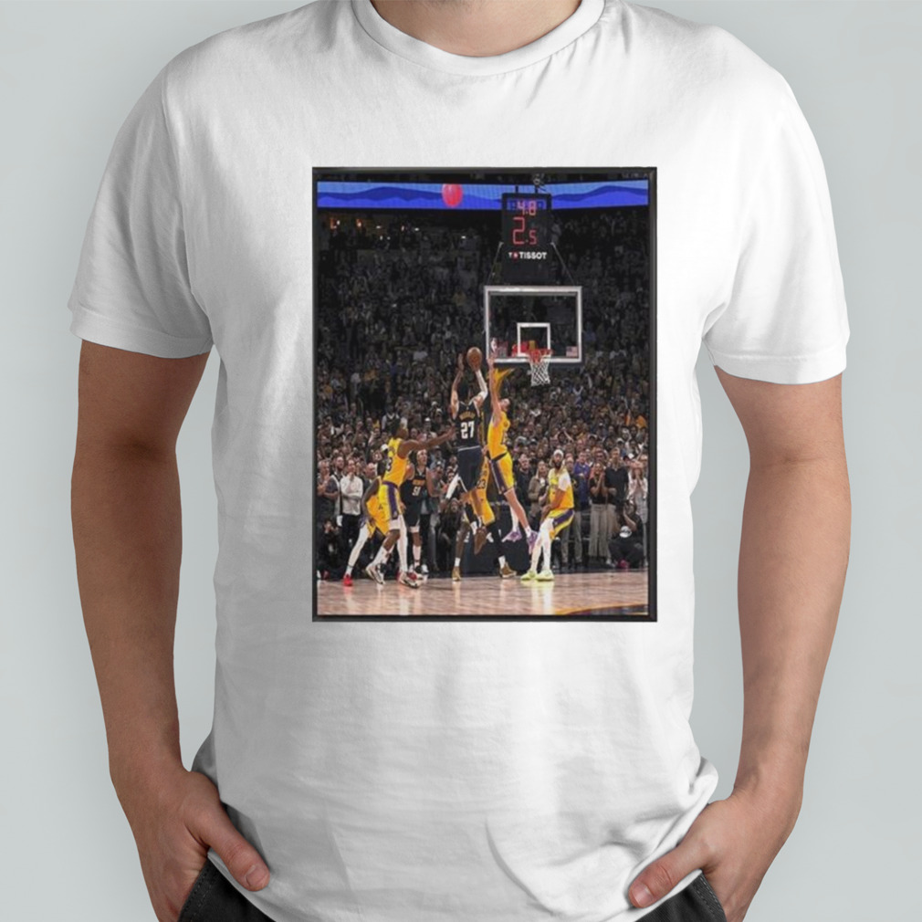 Jamal Murray Hits 2nd Game Winner As Nuggets Sink Lakers NBA Playoffs Poster Shirt