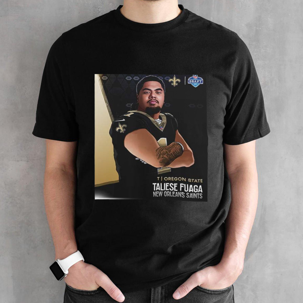 NFL Draft 2024 Oregon State Taliese Fuaga New Orleans Saints shirt