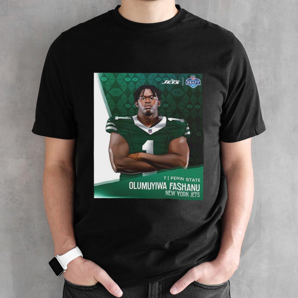 NFL Draft 2024 T Penn State Olumuyiwa Fahanu Blocking For The New York Jets shirt