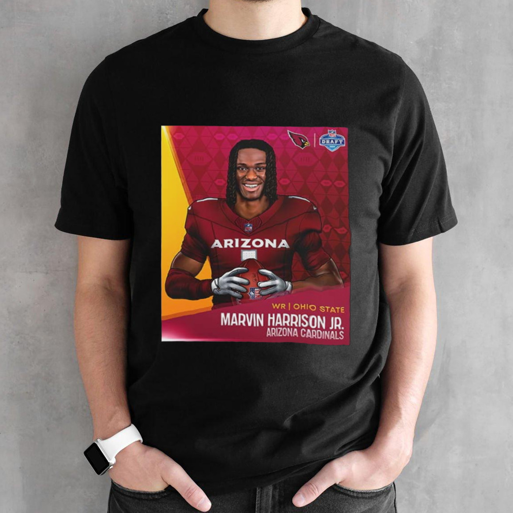 NFL Draft 2024 WR Ohio State Marvin Harrison Jr Arizona Cardinals shirt