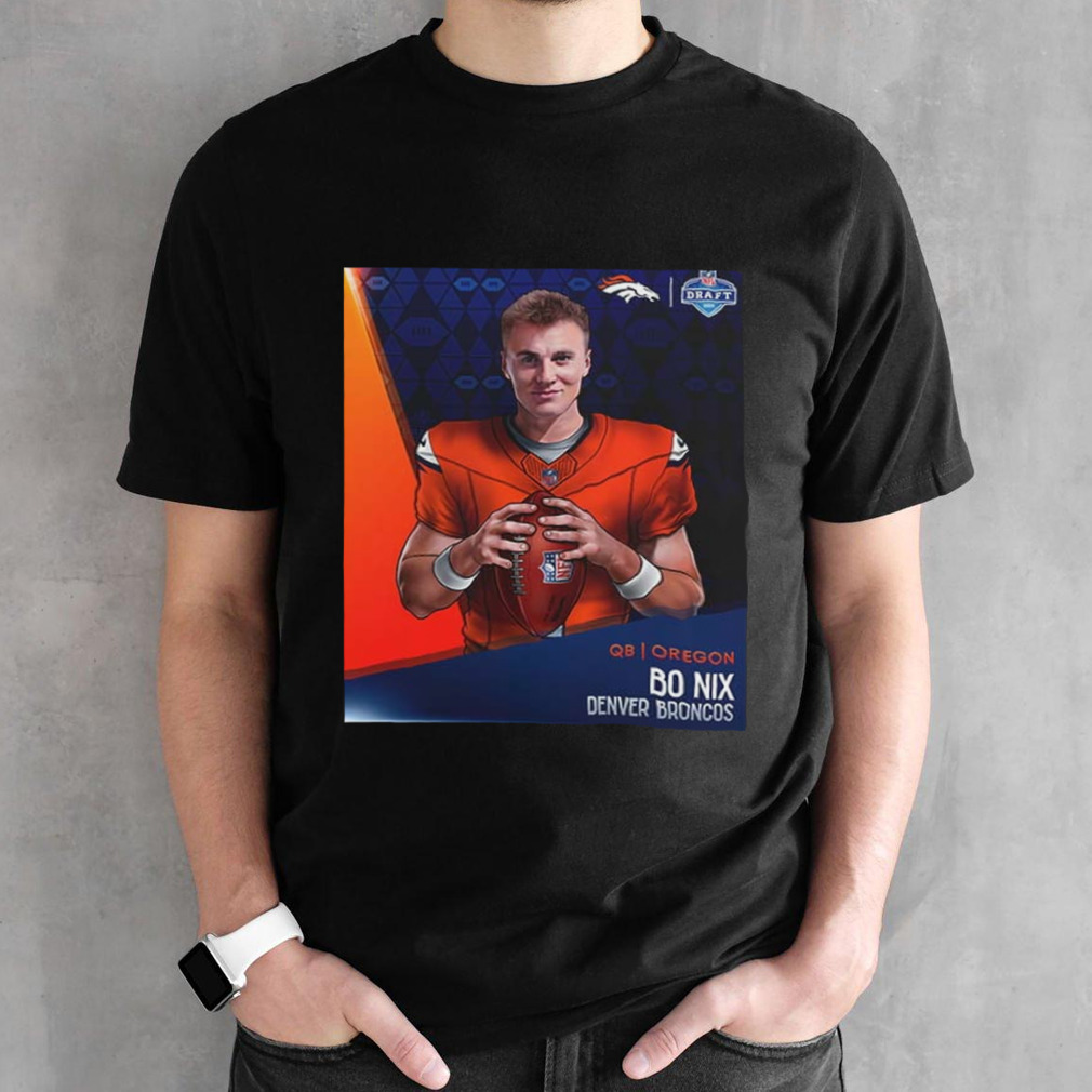 NFL Draft 24 Zack Wilson Bo Nix Denver Broncos shirt