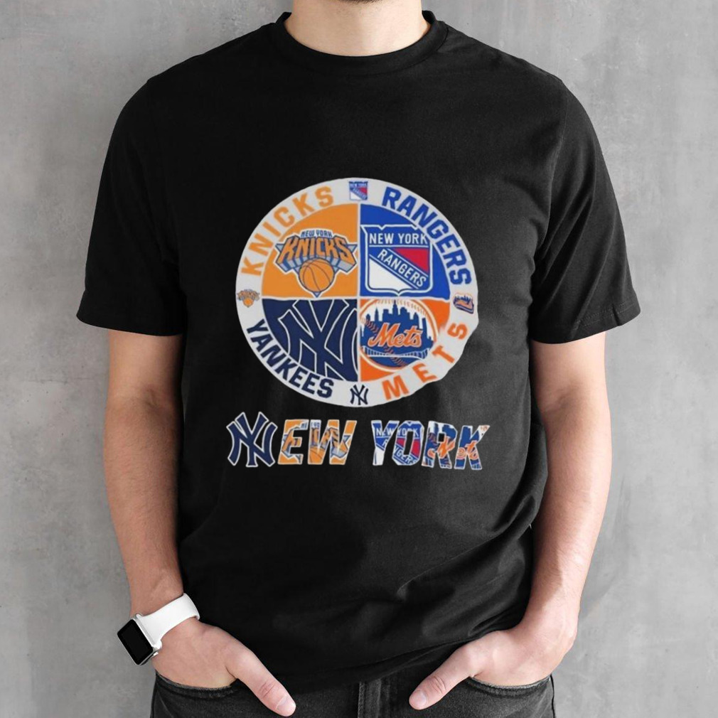 New York Knicks NY Rangers New York Knicks NY Mets Proud Of State 2024 Shirt