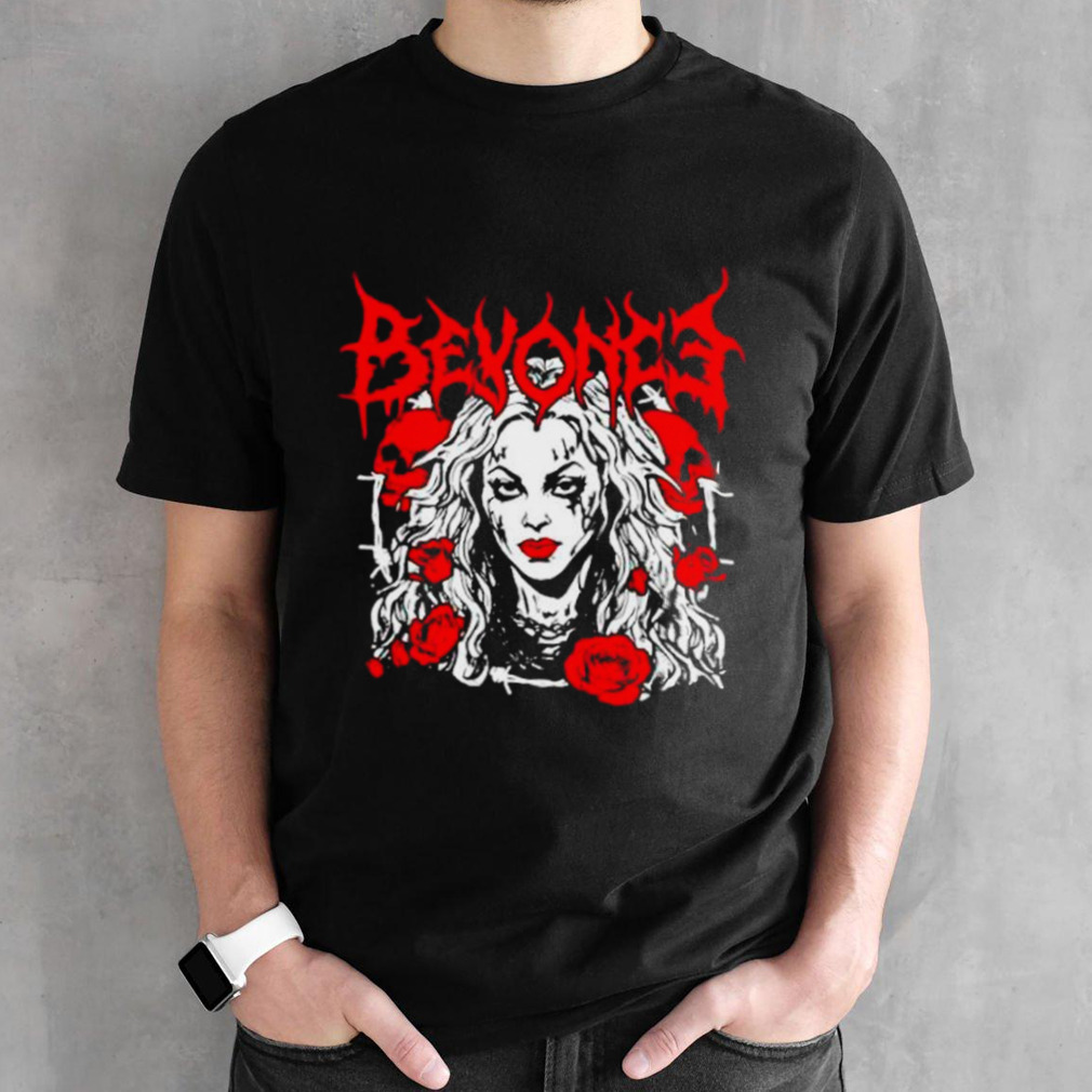 Queen B rose Metal shirt