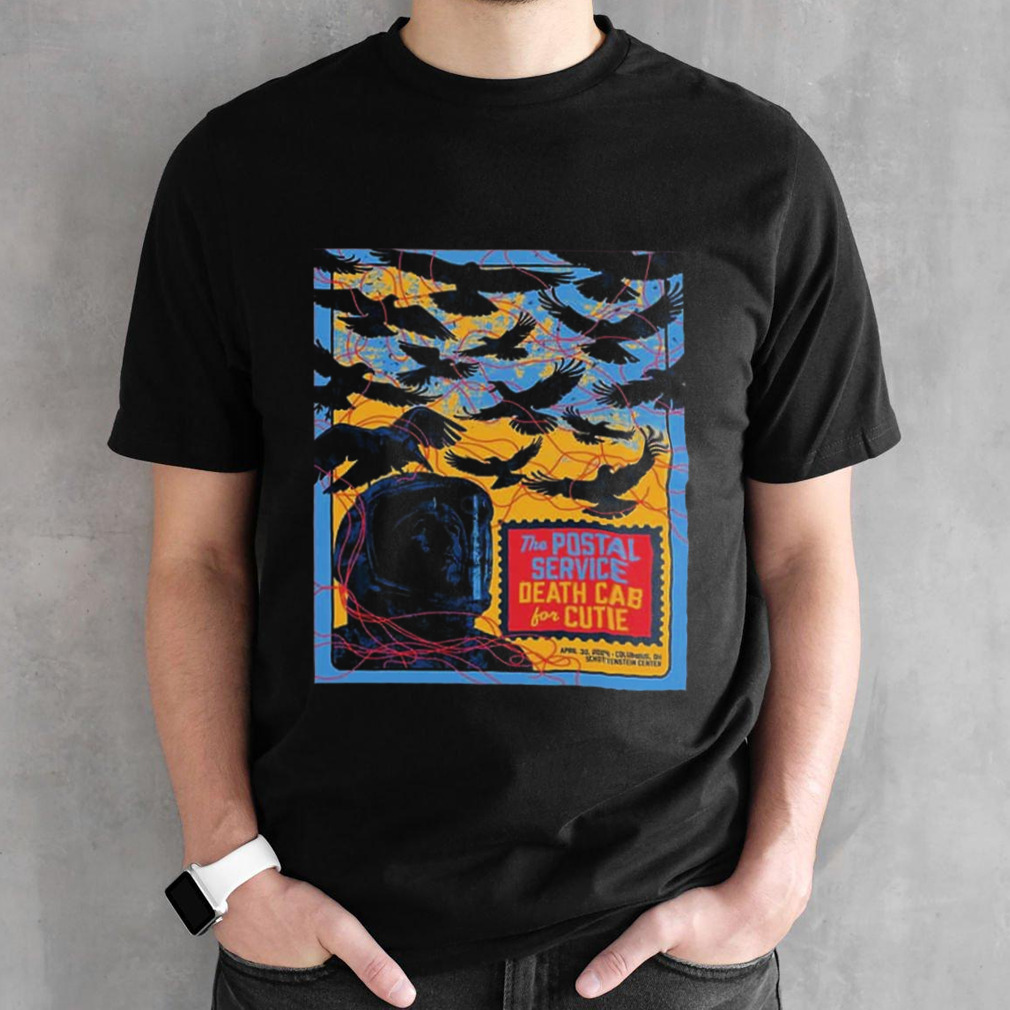 The Postal Service Death Cab For Cutie April 30 2024 Columbus DH Schottenstein Center T-Shirt