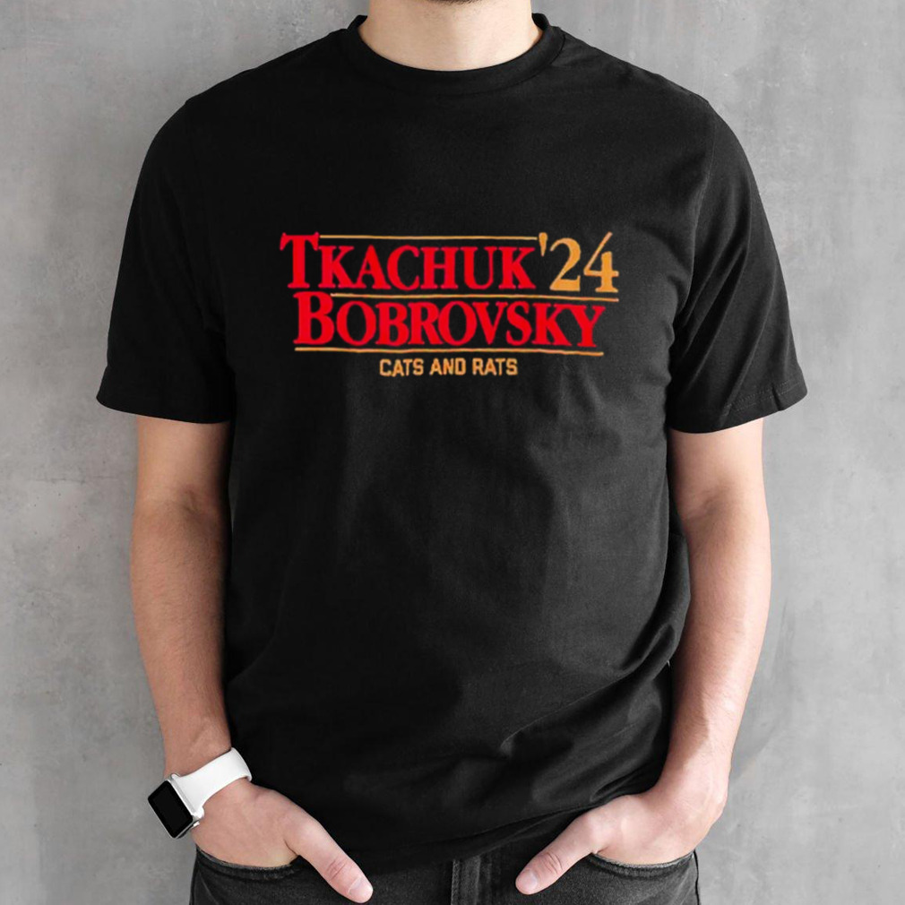 Tkachuk-Bobrovsky ’24 Cats and rats shirt