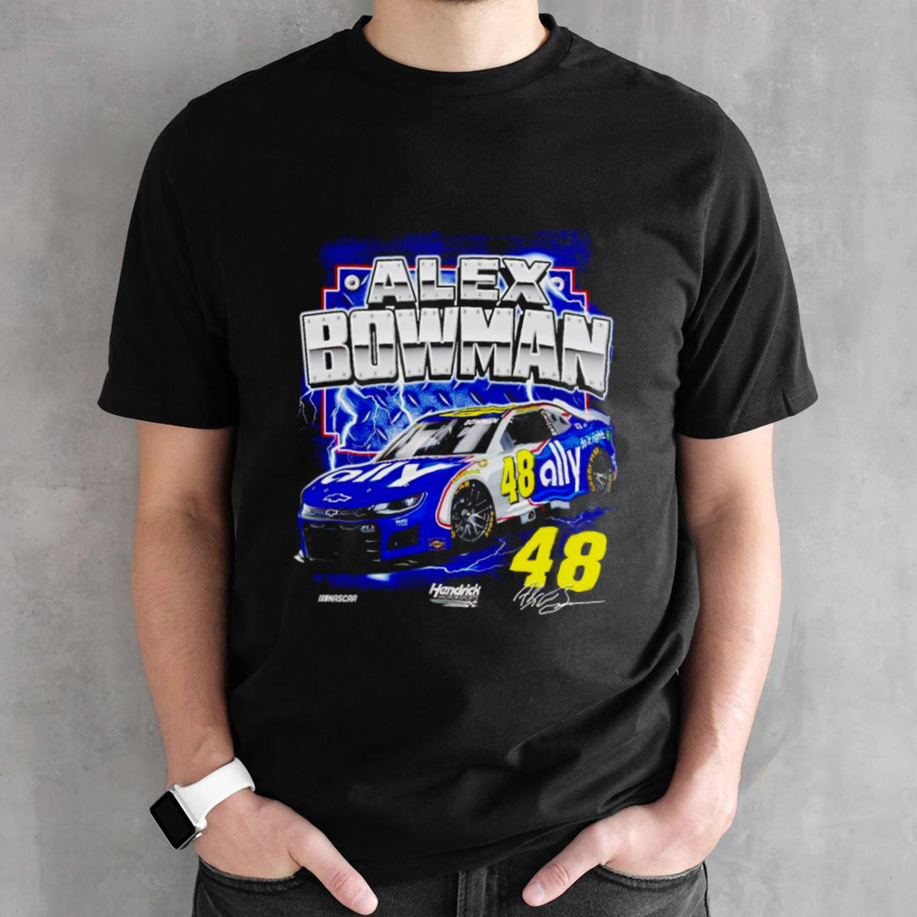 Alex Bowman Hendrick Motorsports Team Collection Ally Darlington Throwback shirt