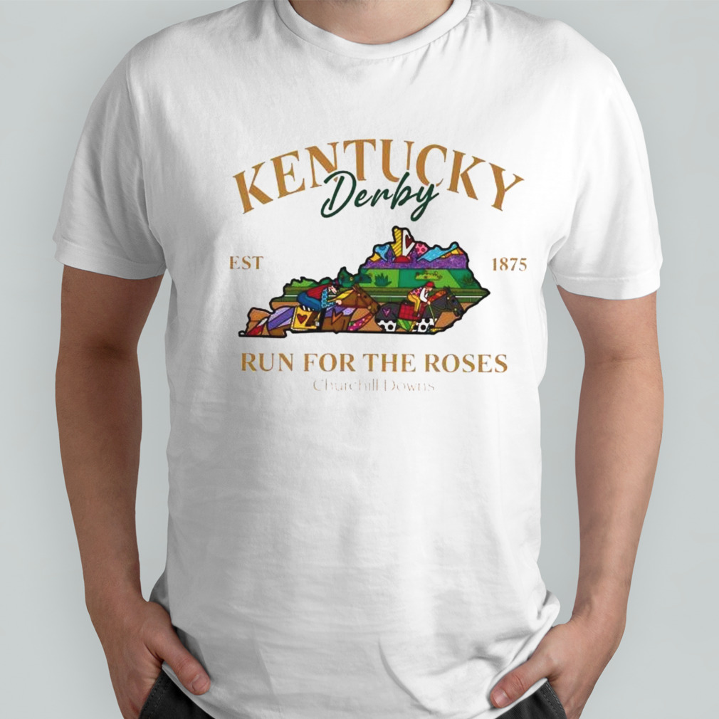 Celebrate 150 Years Of The Derby Kentucky Derby Color Art T-shirt