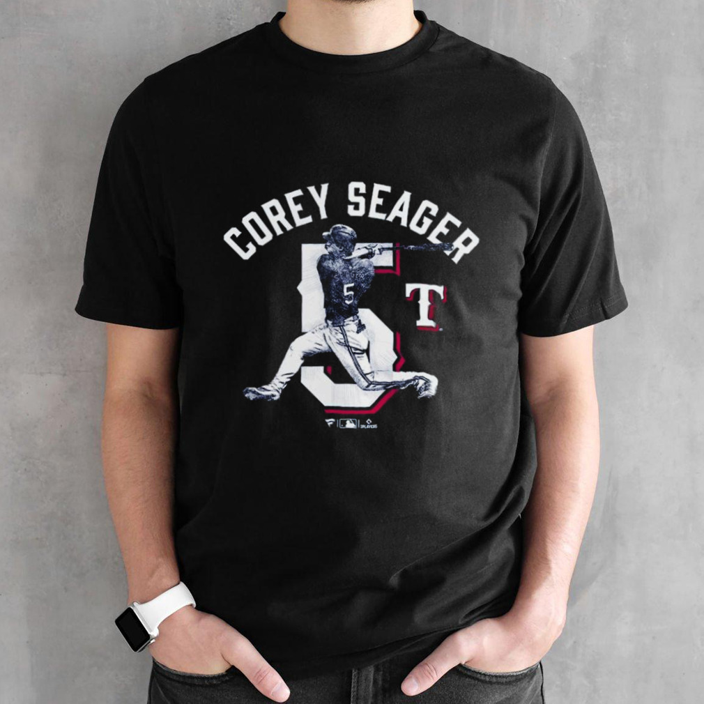 Corey Seager Royal Texas Rangers Player Swing T-shirt