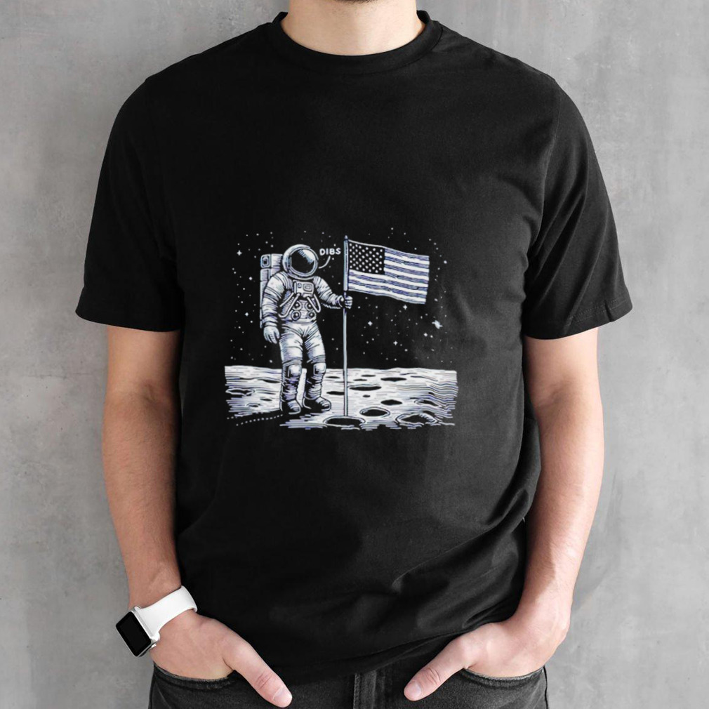 Dibs Astronaut USA flag shirt