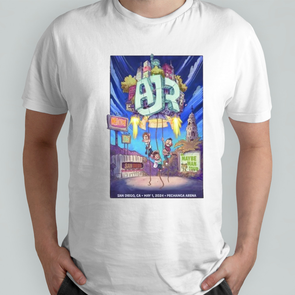 May 1, 2024 AJR Show Pechanga Arena, San Diego, CA Poster shirt