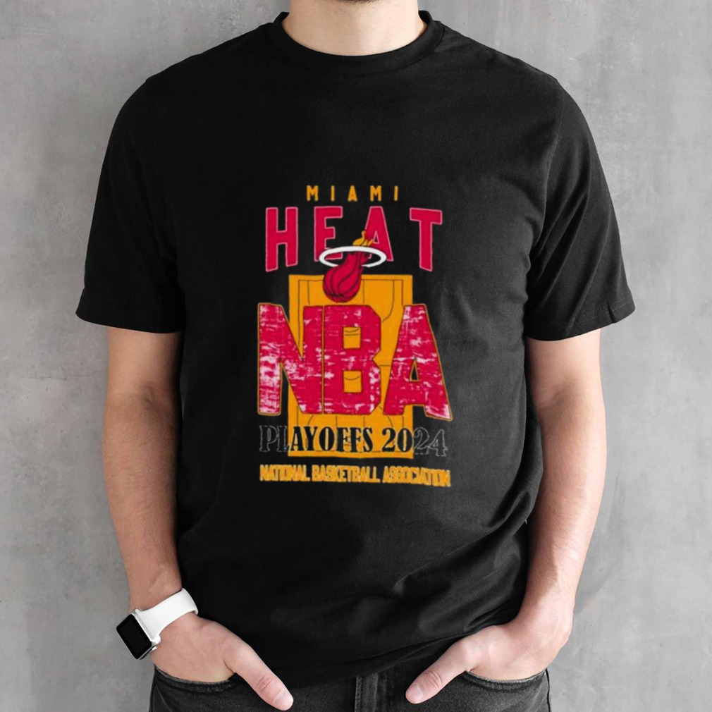 Miami Heat NBA Playoffs 2024 Stadium Art Fan shirt