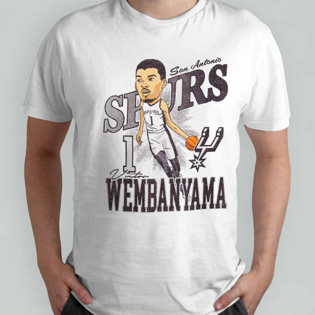 San Antonio Spurs Victor Wembanyama Caricature T Shirt