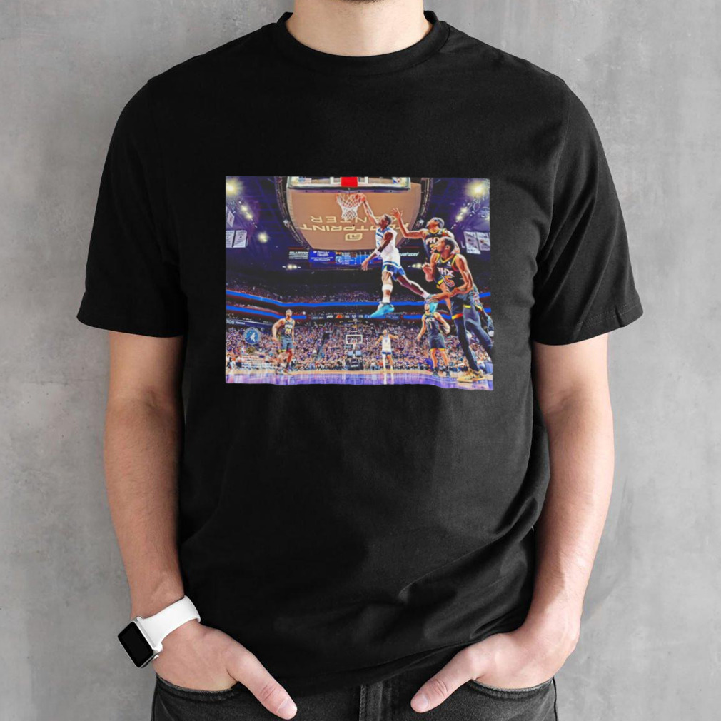 Anthony Edwards Dunk Minnesota Timberwolves vs Phoenix Suns Game 4 shirt