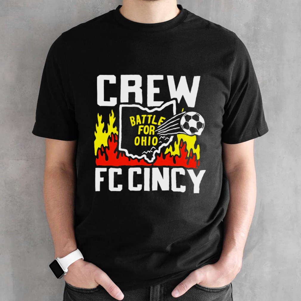 Battle for Ohio crew and FC Cincy shirt