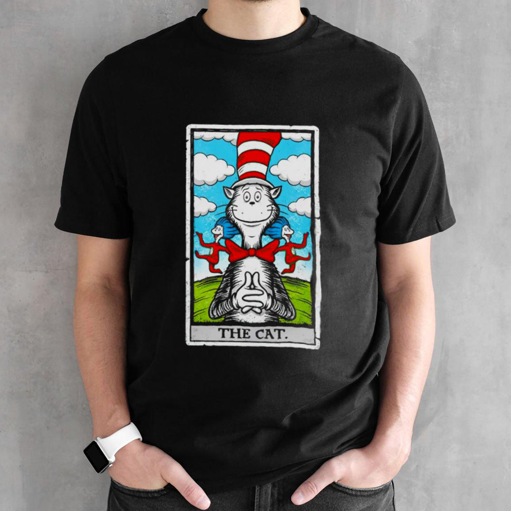 Cat in the Hat A tarot card shirt