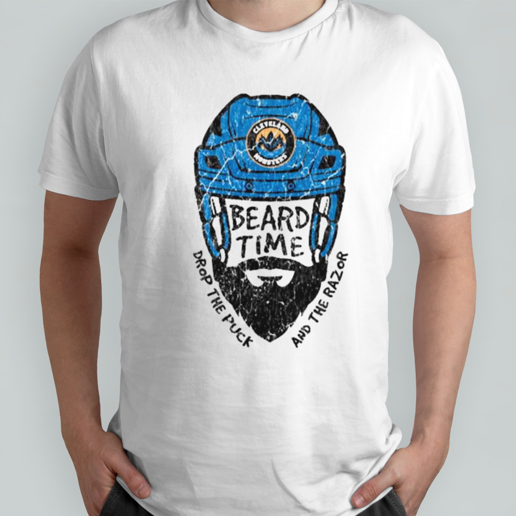 Cleveland Monsters beard time drop the puck and the razor shirt