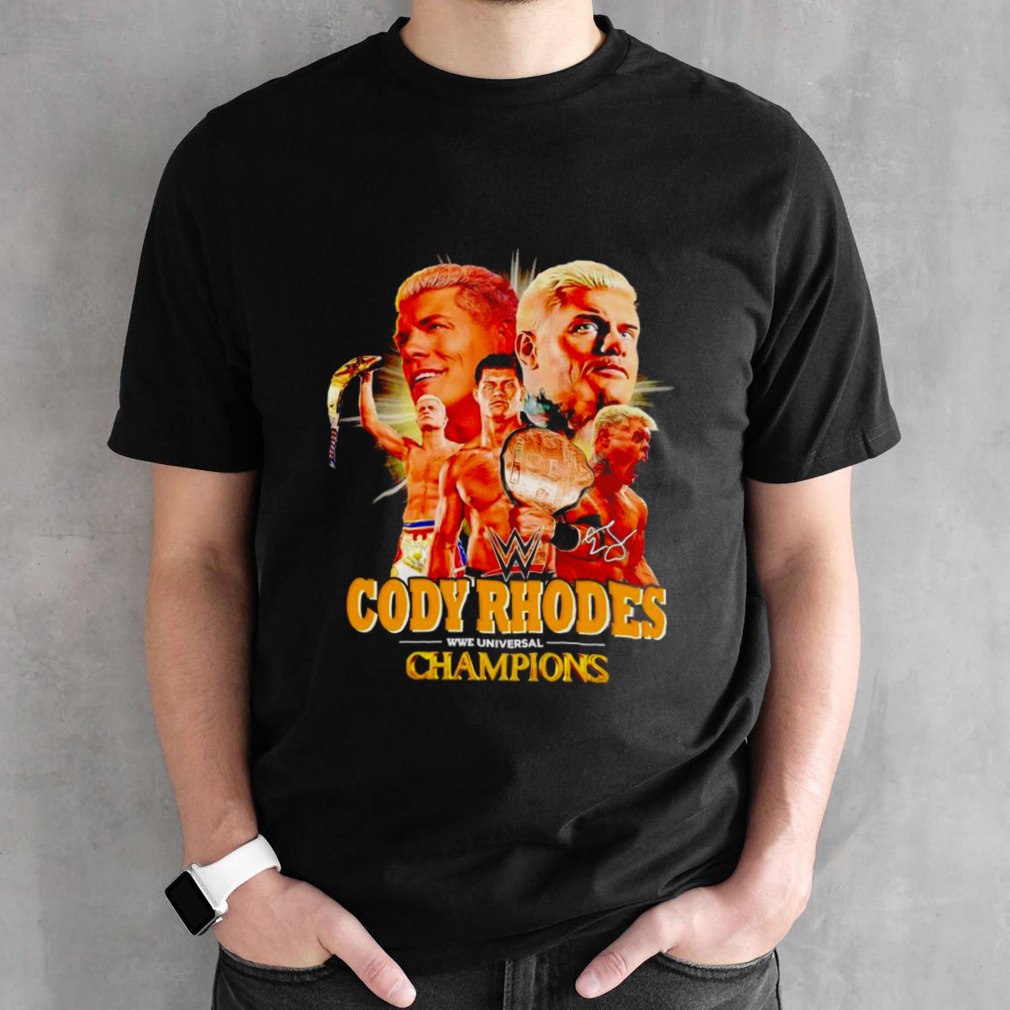 Cody Rhodes WWE Universal Champions signature shirt