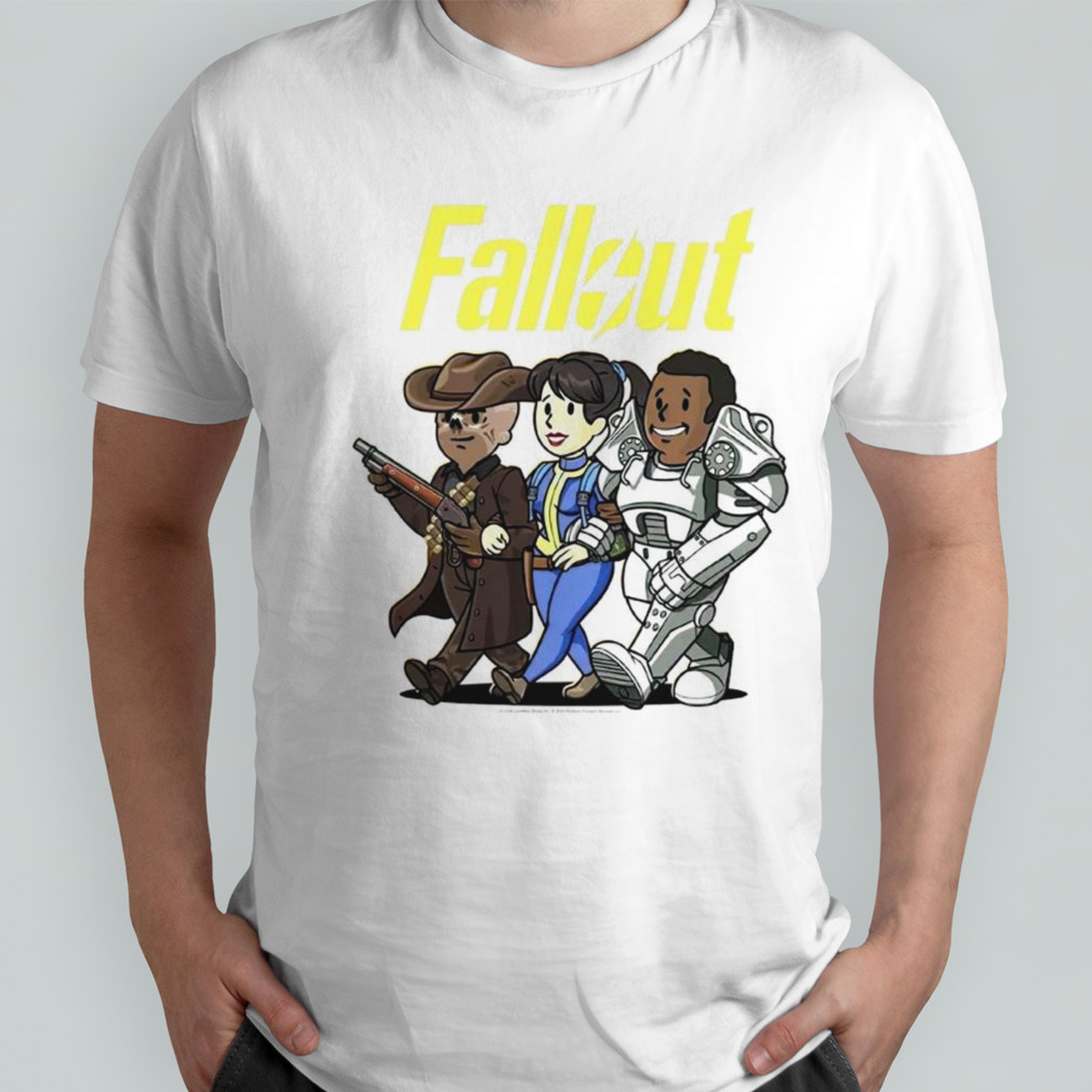 Fallout cartoon trio shirt