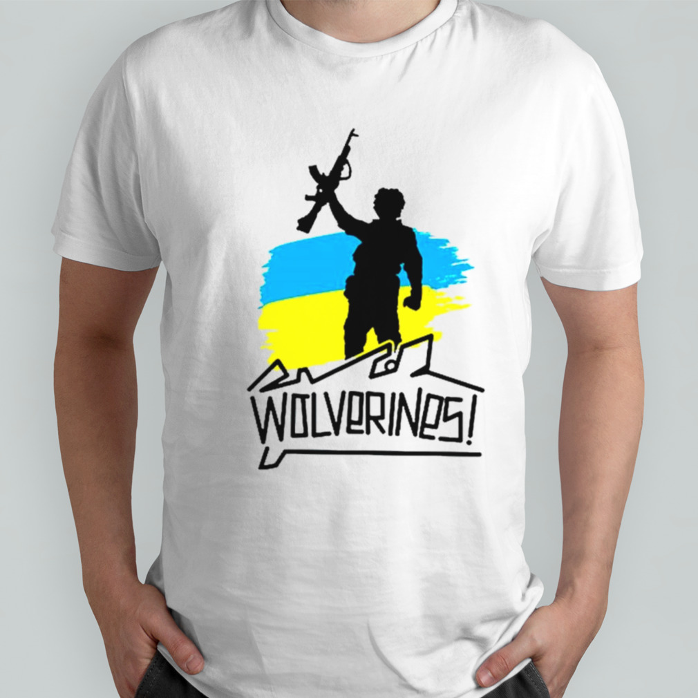 Freedom fighter Ukraine wolverines shirt