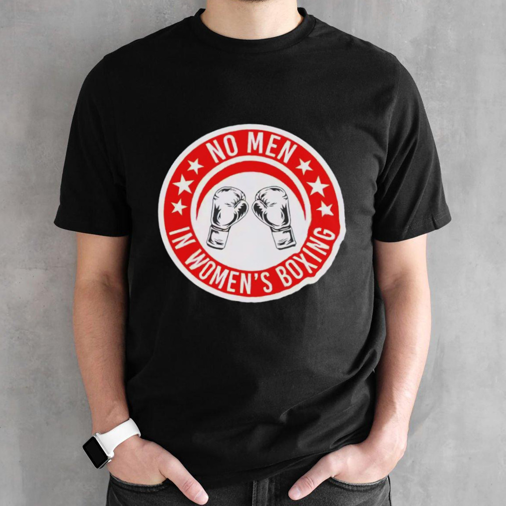 No men in women’s boxing shirt