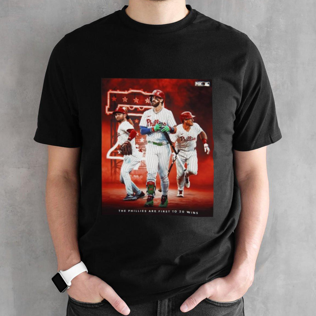 Philadelphia Phillies The Phillies Are First To 20 Wins 2024 Shirt