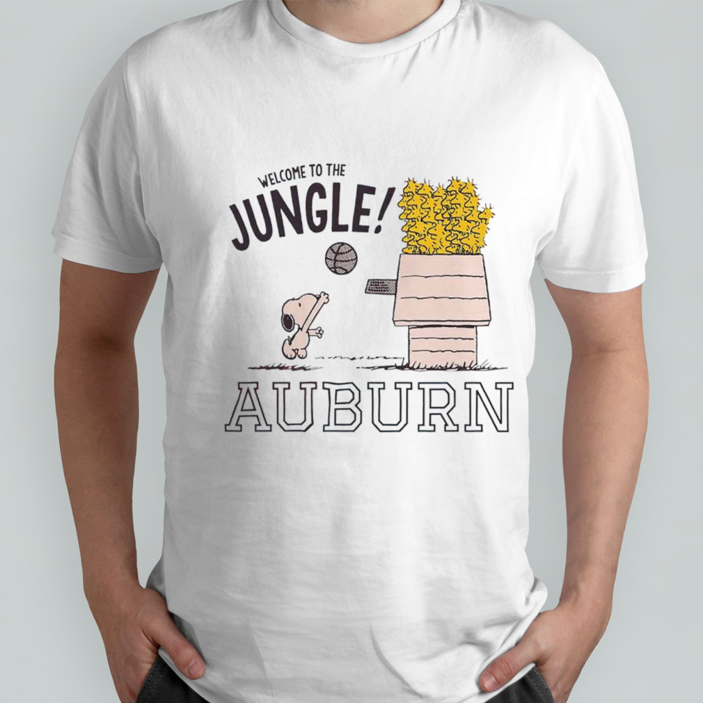 Snoopy Auburn Tigers Welcome to Jungle shirt