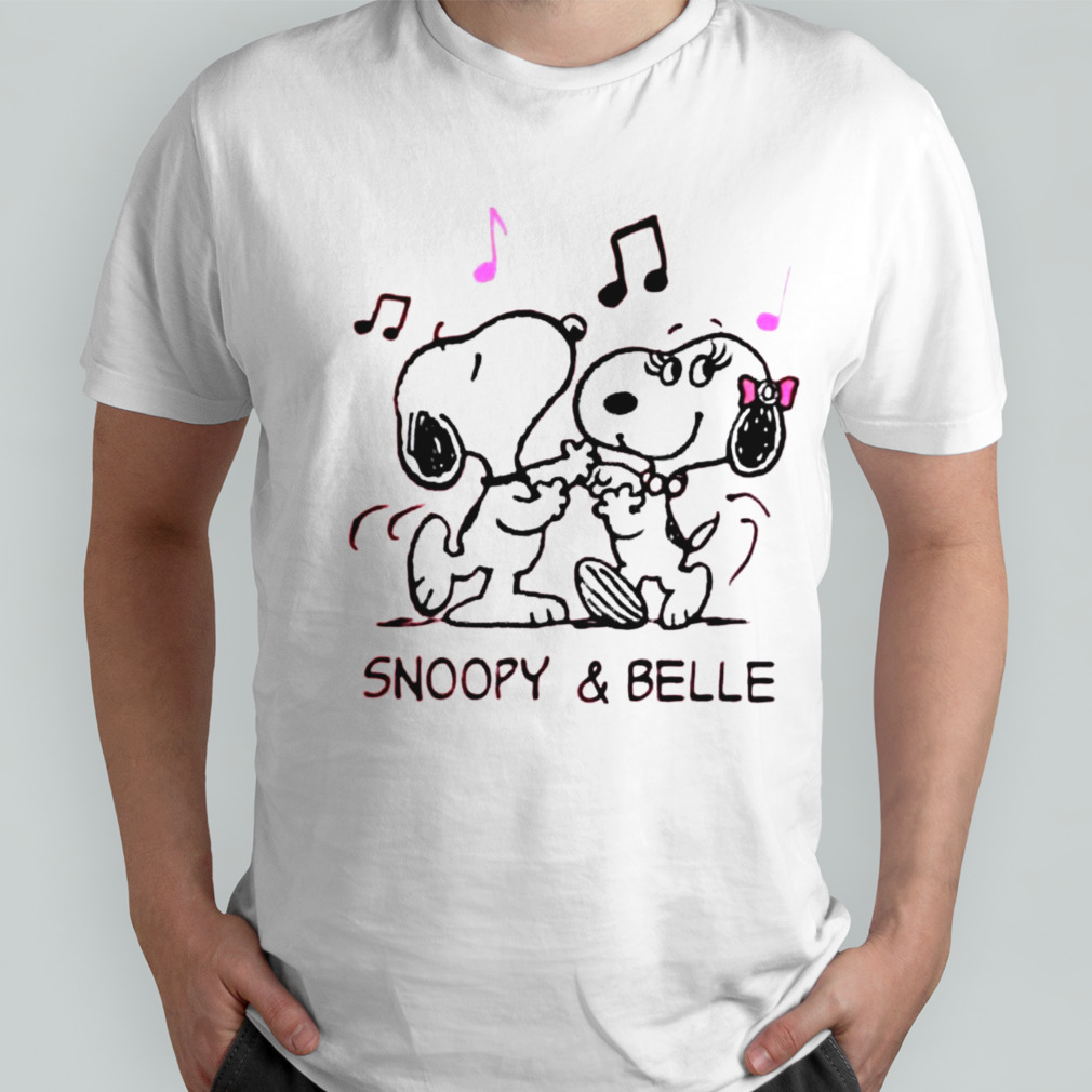 Snoopy and Belle dancing shirt