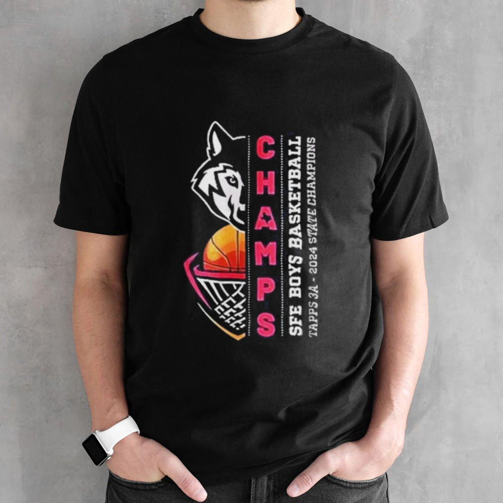 St. Francis Varsity Boys Basketball Tapps 3A 2024 State Champions shirt