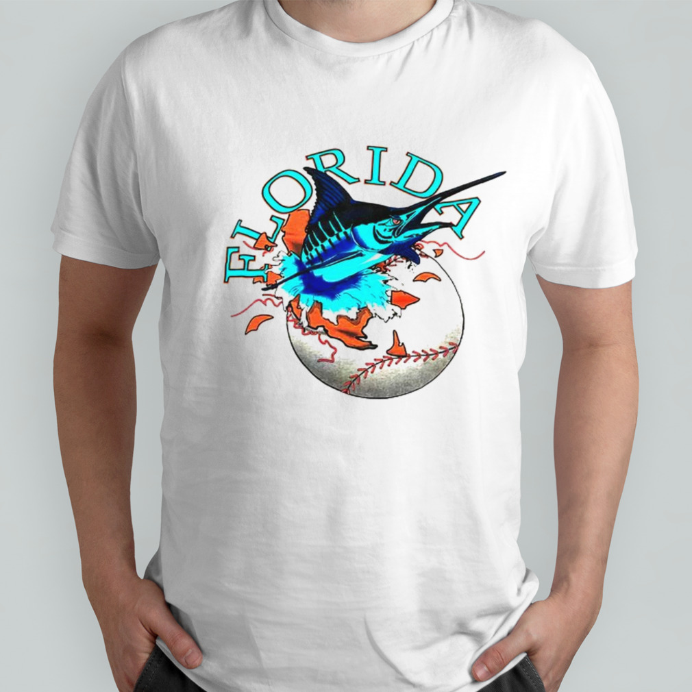 Vintage Florida Marlins logo shirt