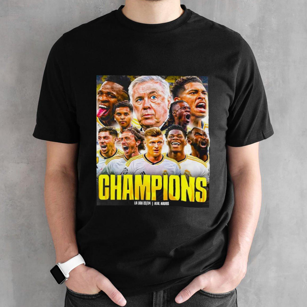 A Fantastic Season For Real Madrid Laliga Ea Sports Champion 2023-24 T-Shirt