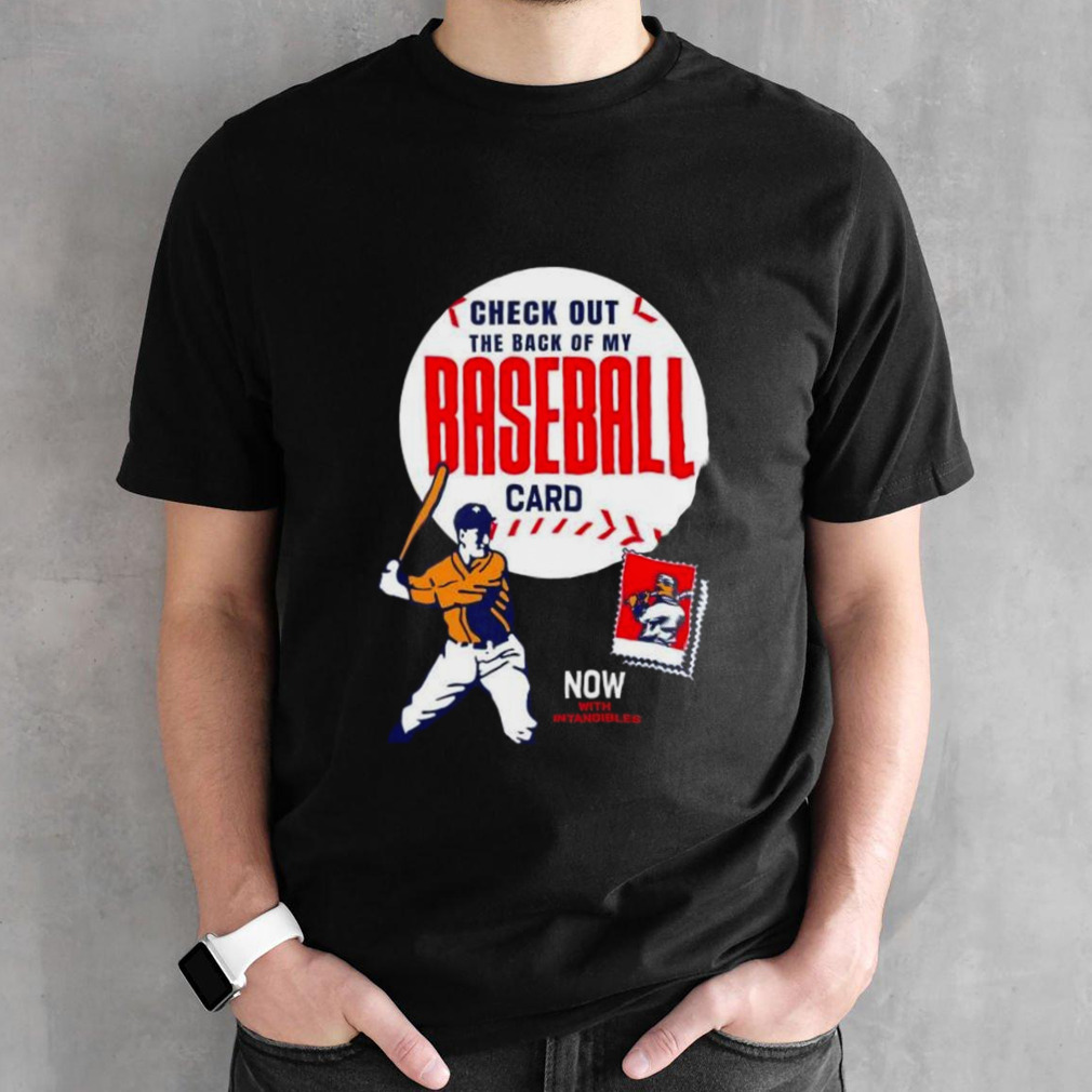 Back Of The Baseball Card Houston Astros Shirt