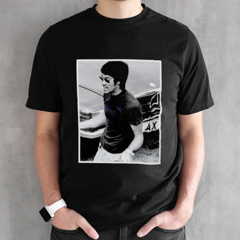 Bruce Lee and his ride shirt