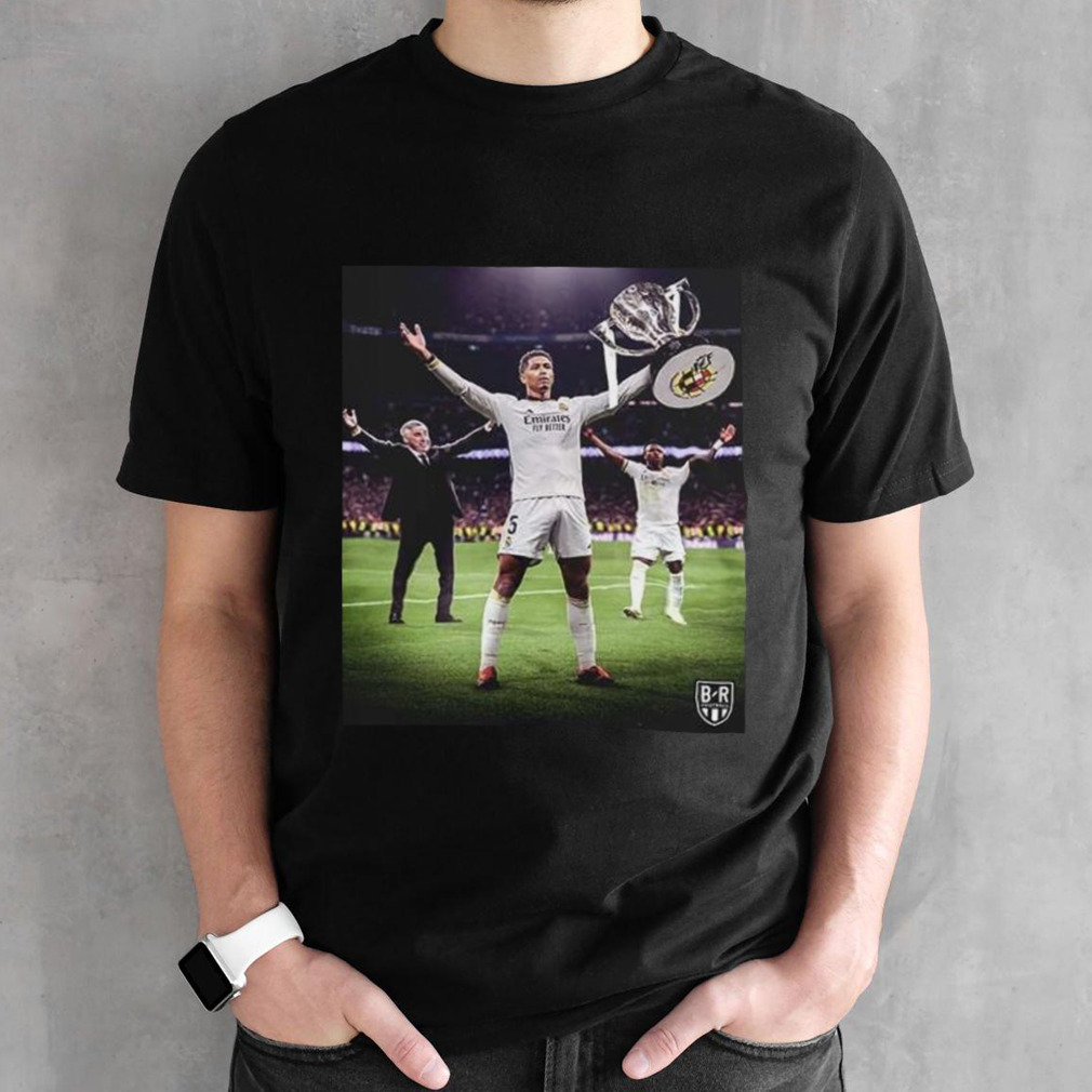 Congrats Real Madrid With Carlo Ancelotti Champions Of Spain La Liga 2024 Unisex T-Shirt