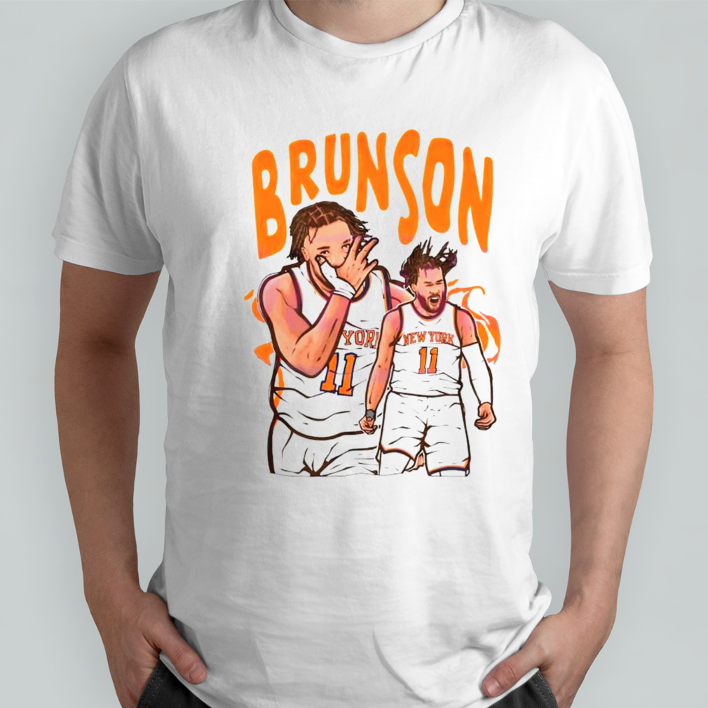 Jalen Brunson Cartoon New York Knicks Player Unisex T-Shirt