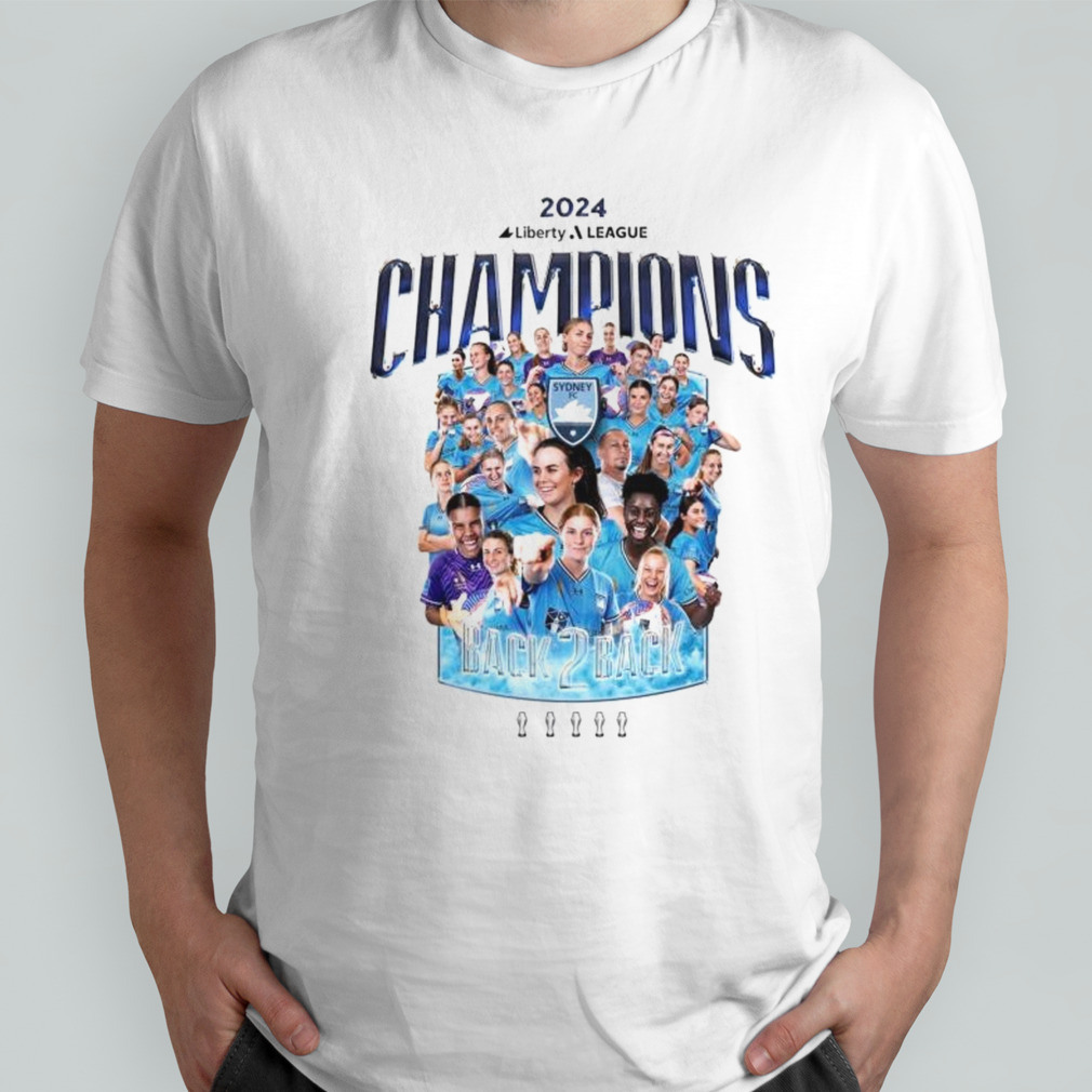 Sydney FC 2024 Liberty League Champions Back 2 Back Shirt