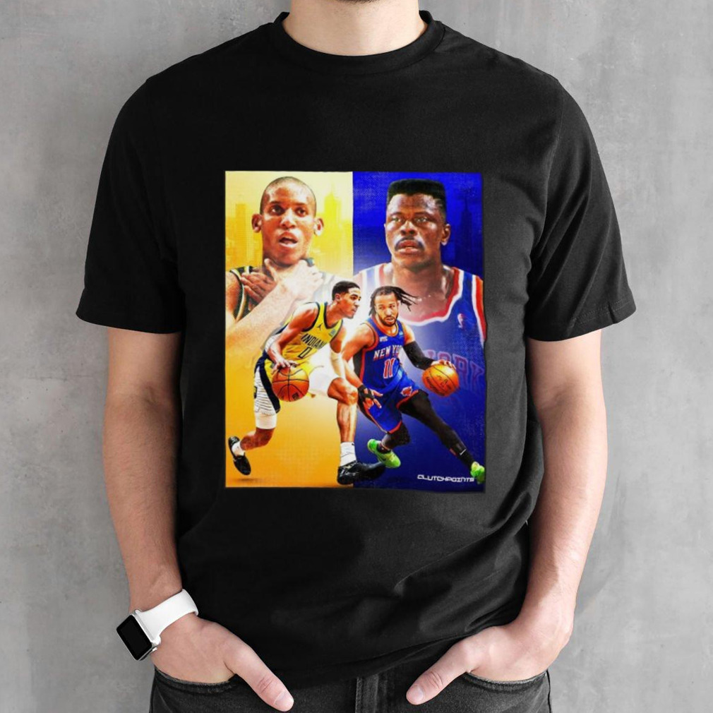 The 90s All Over Again Tyrese Haliburton Indiana Pacers And Jalen Brunson New York Knicks NBA Unisex T-Shirt