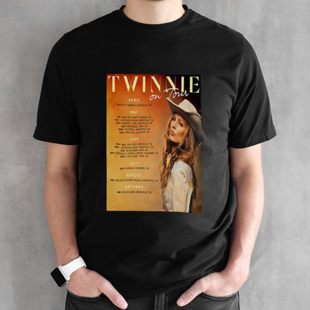 Twinnie On Tour 2024 Schedule List T-shirt