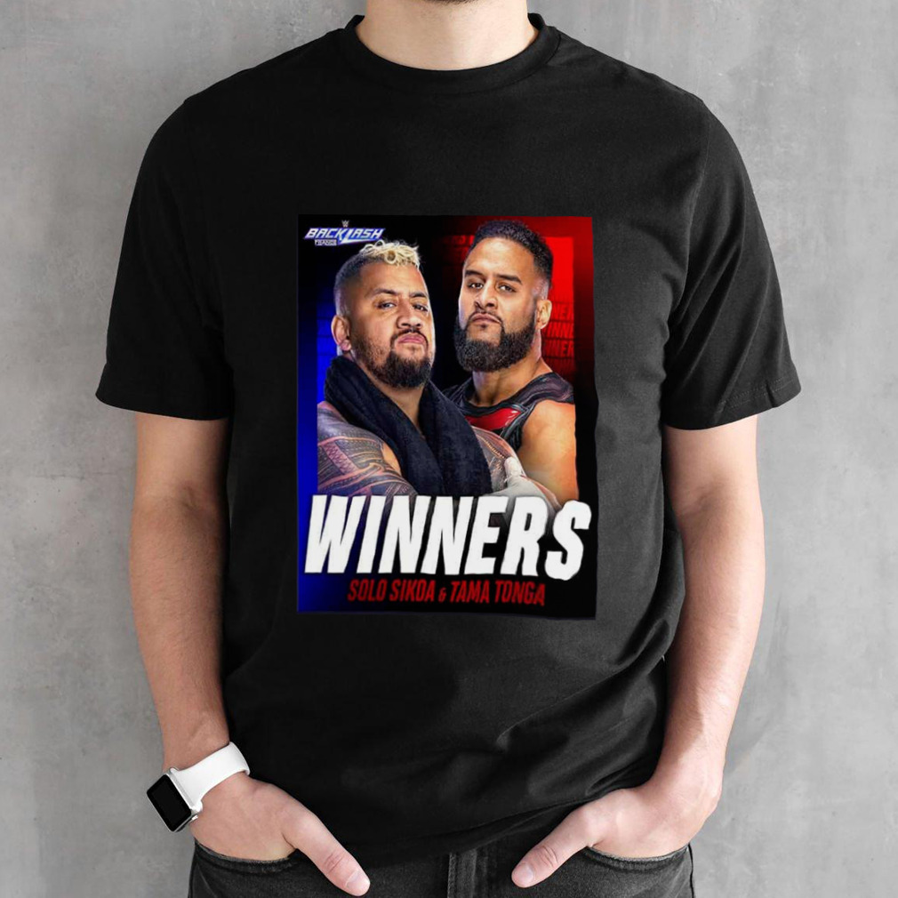 WWE Backlash Winners Solo Kikoa And Tama Tonga T-Shirt