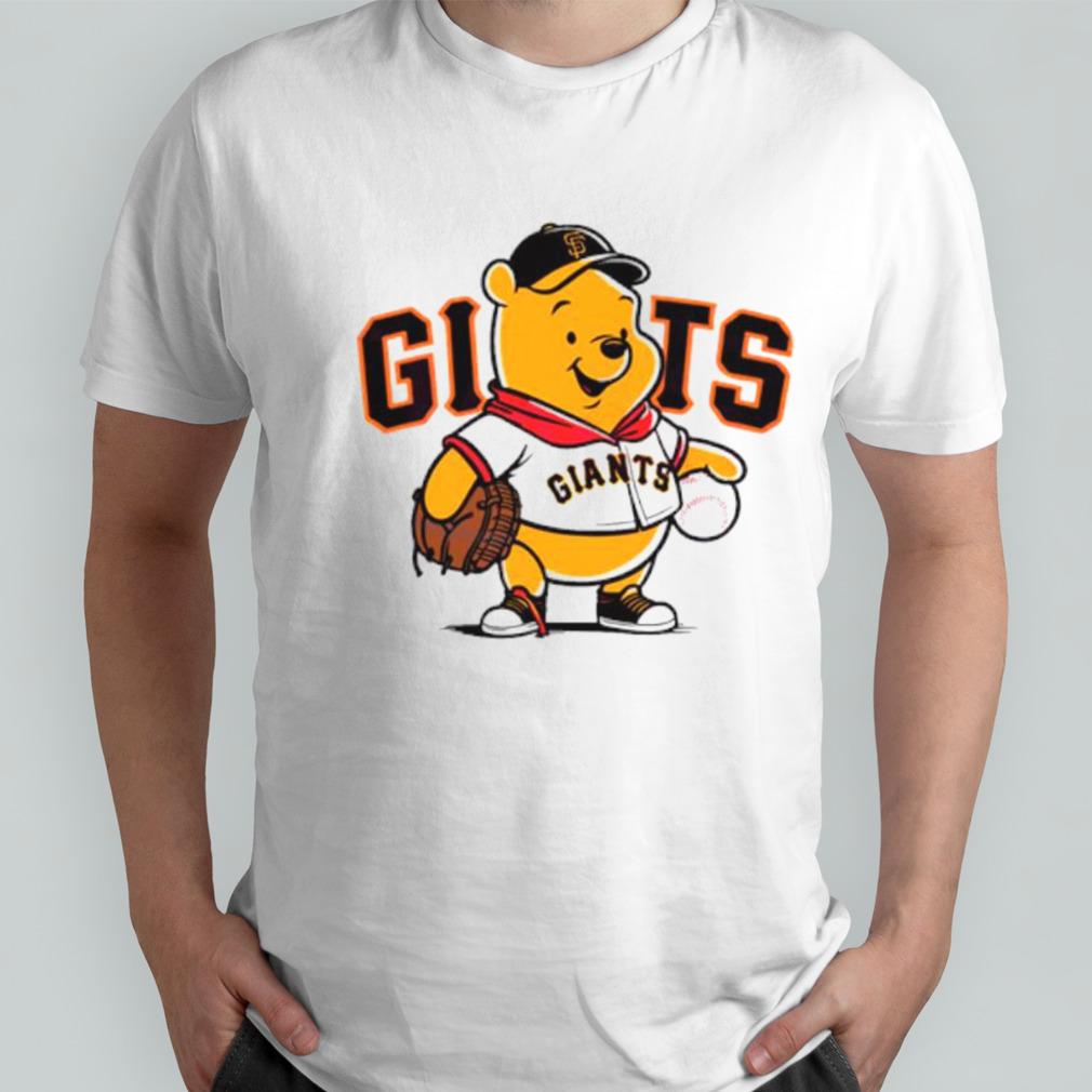 Winnie The Pooh San Francisco Giants Baseball shirt