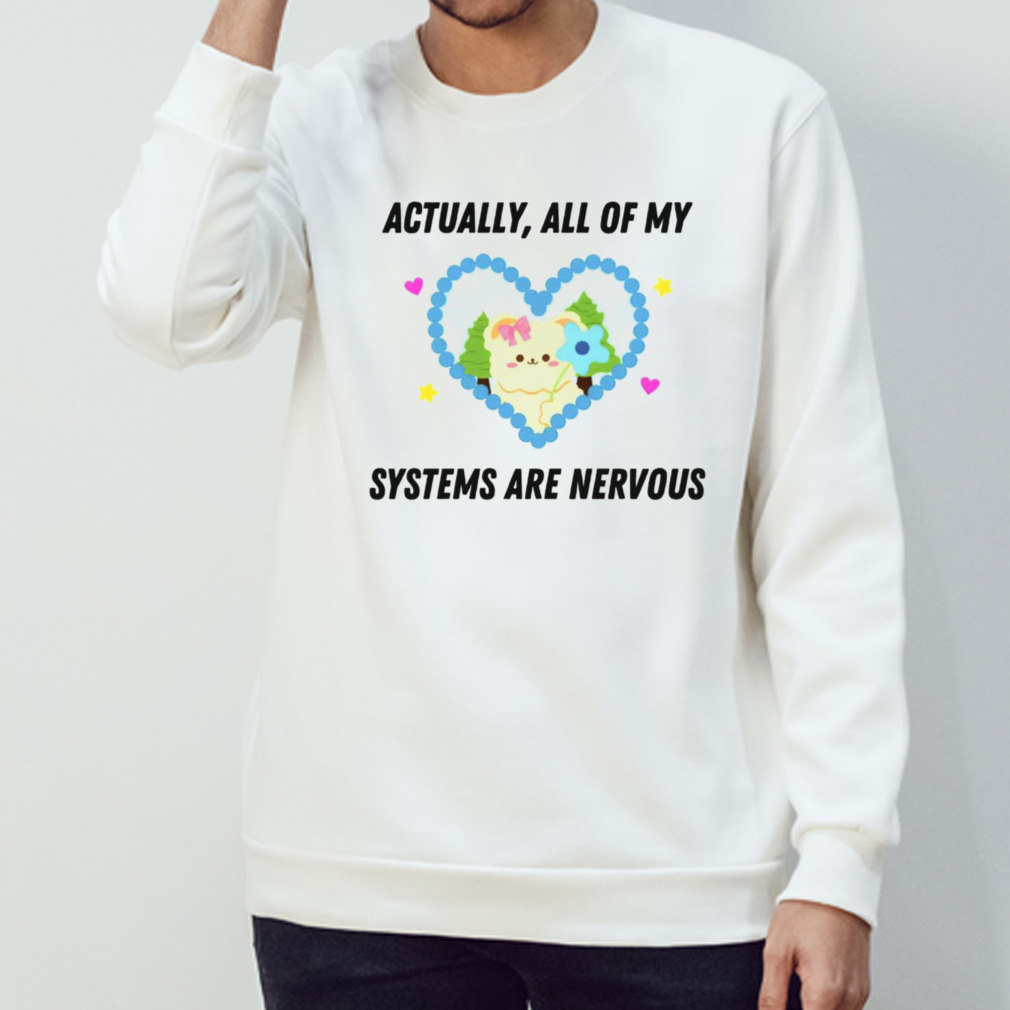 Actually all of my systems are nervous bear shirt