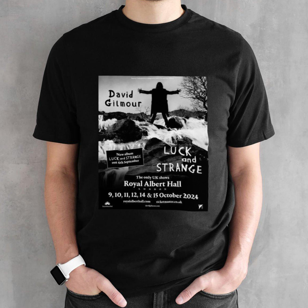 David Gilmour Launching Royal Albert Hall Residency 2024 T-shirt