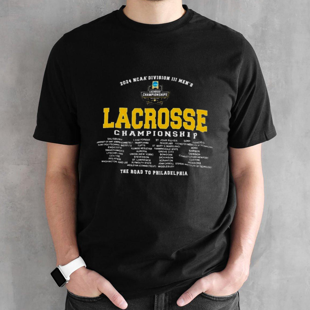 1st, 2nd, 3rd Rounds 2024 NCAA Division III Men’s Lacrosse Championship Shirt