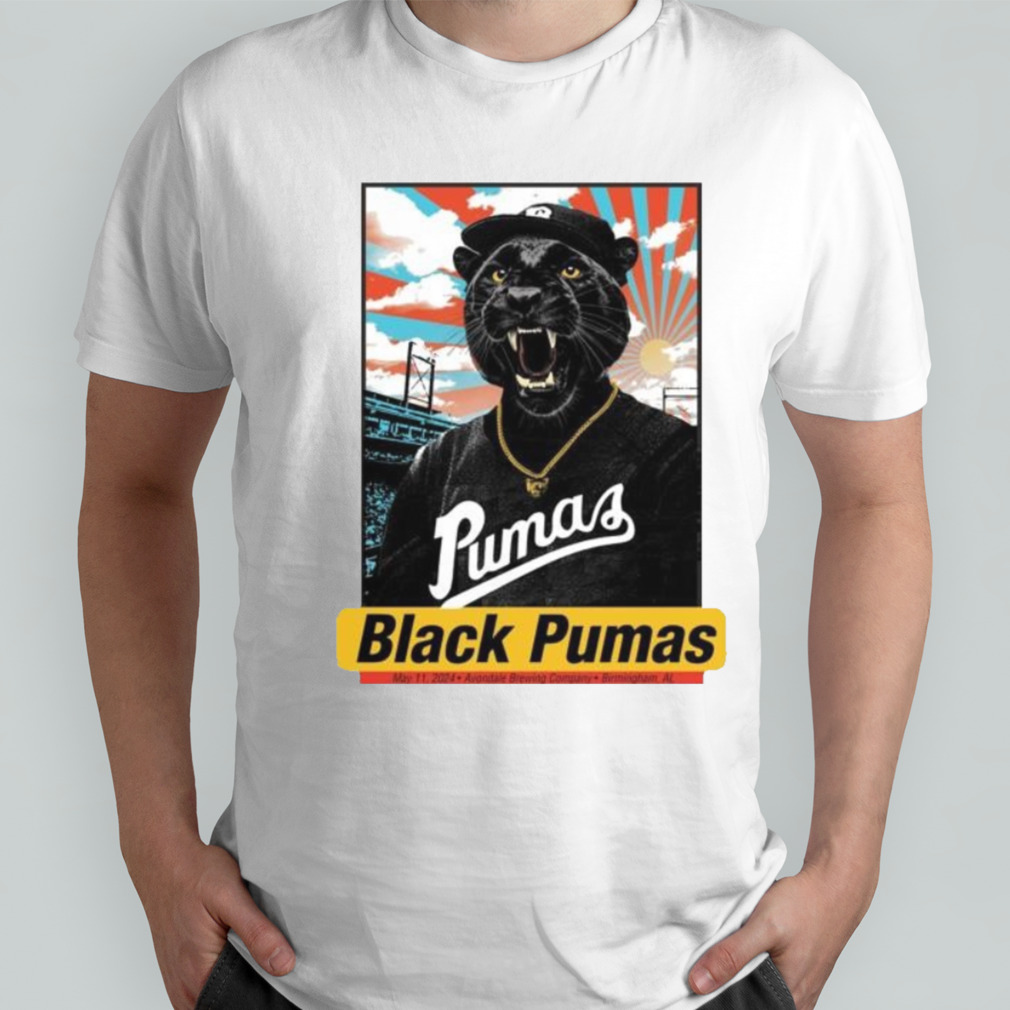 Black Pumas Tour In Birmingham AL On May 11 2024 Shirt