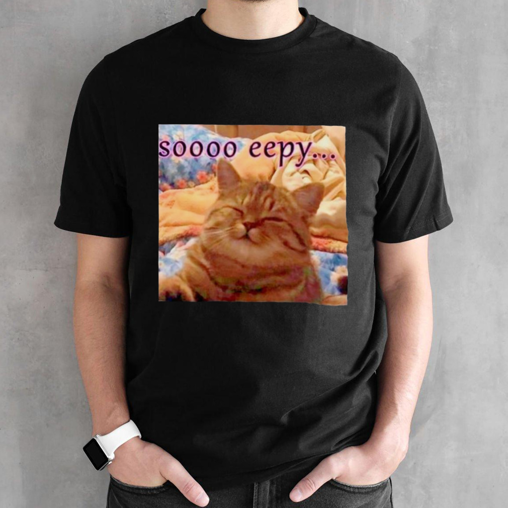 Cat soooo eepy meme shirt