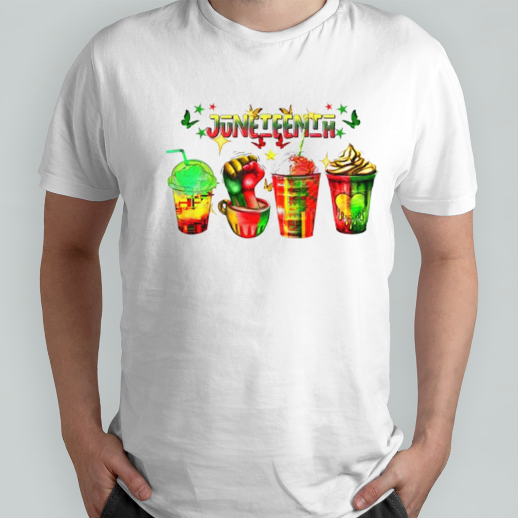 Juneteenth coffee human rights shirt