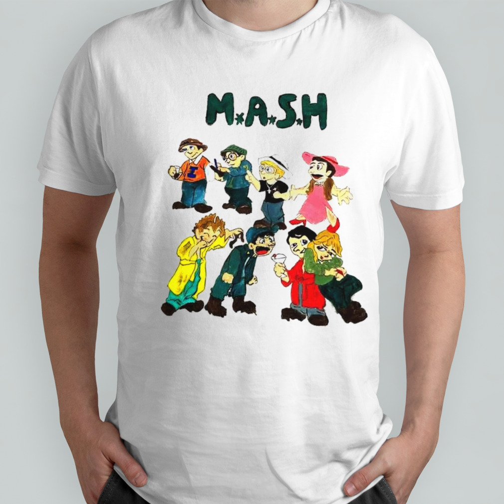 Mash chibi cartoon shirt