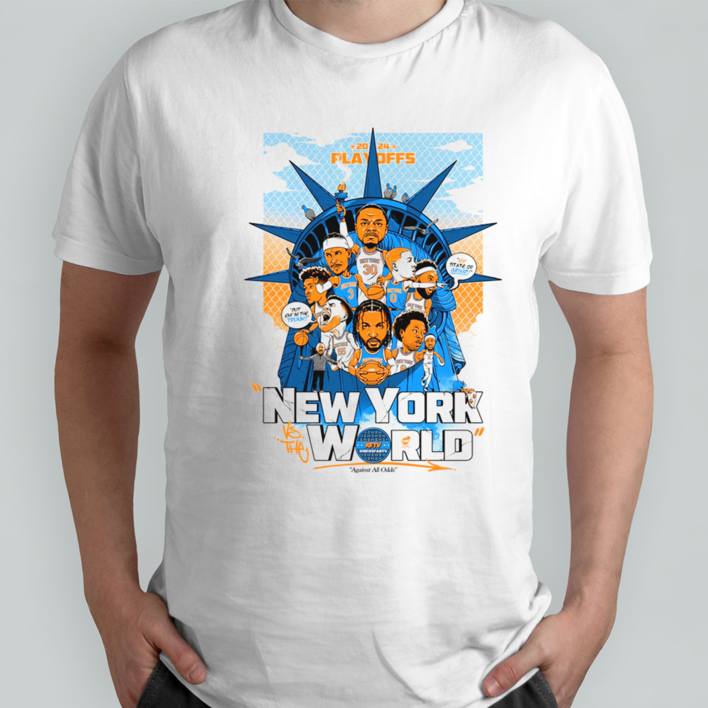 New York World Knicks KFTV x CBM 2024 Playoffs shirt