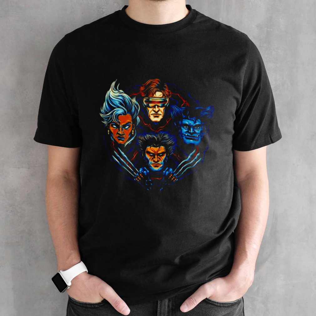 Storm Cyclops Beast and Wolverine mutant and proud shirt