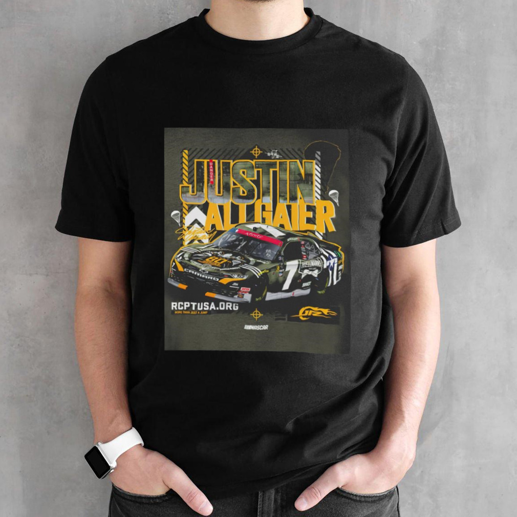 Justin Allgaier JR Motorsports Official Team Apparel RCPT Salutes Car shirt